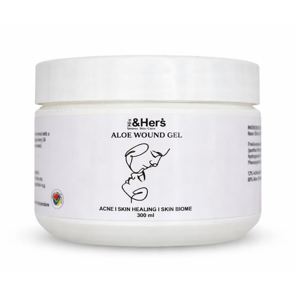 His&Hers Aloe Wound Gel 300ml — Activated Silver & Aloe Ferox for Superior Wound Recovery