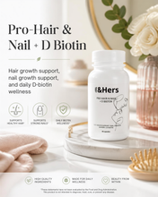His&Hers Pro-hair & Pro-nail + D Biotin Capsules 60's