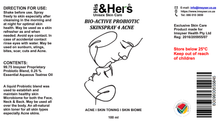 His&Hers Probiotic Skinspray4Acne 100ml